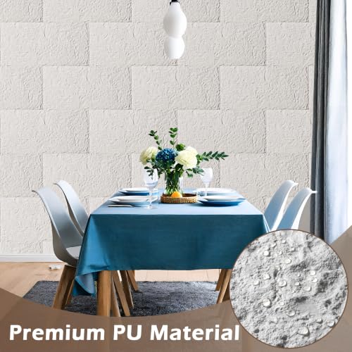 4 PCS Faux Stone Wall Panel 47.2’’ x 23.6’’ Interior Exterior Wall Decor 3D PU Panel