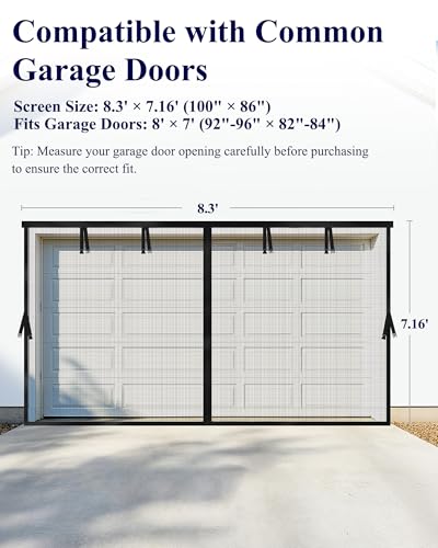 Garage Door Screen Hands