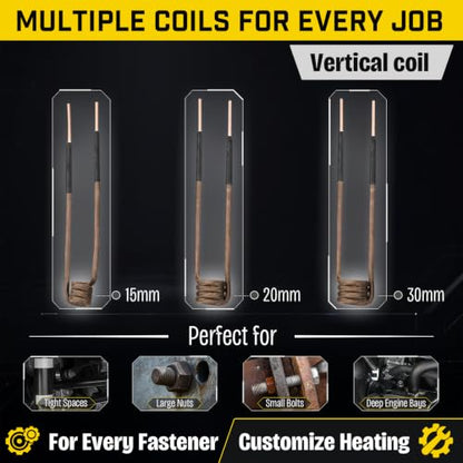 1300W Magnetic Induction Heater Kit