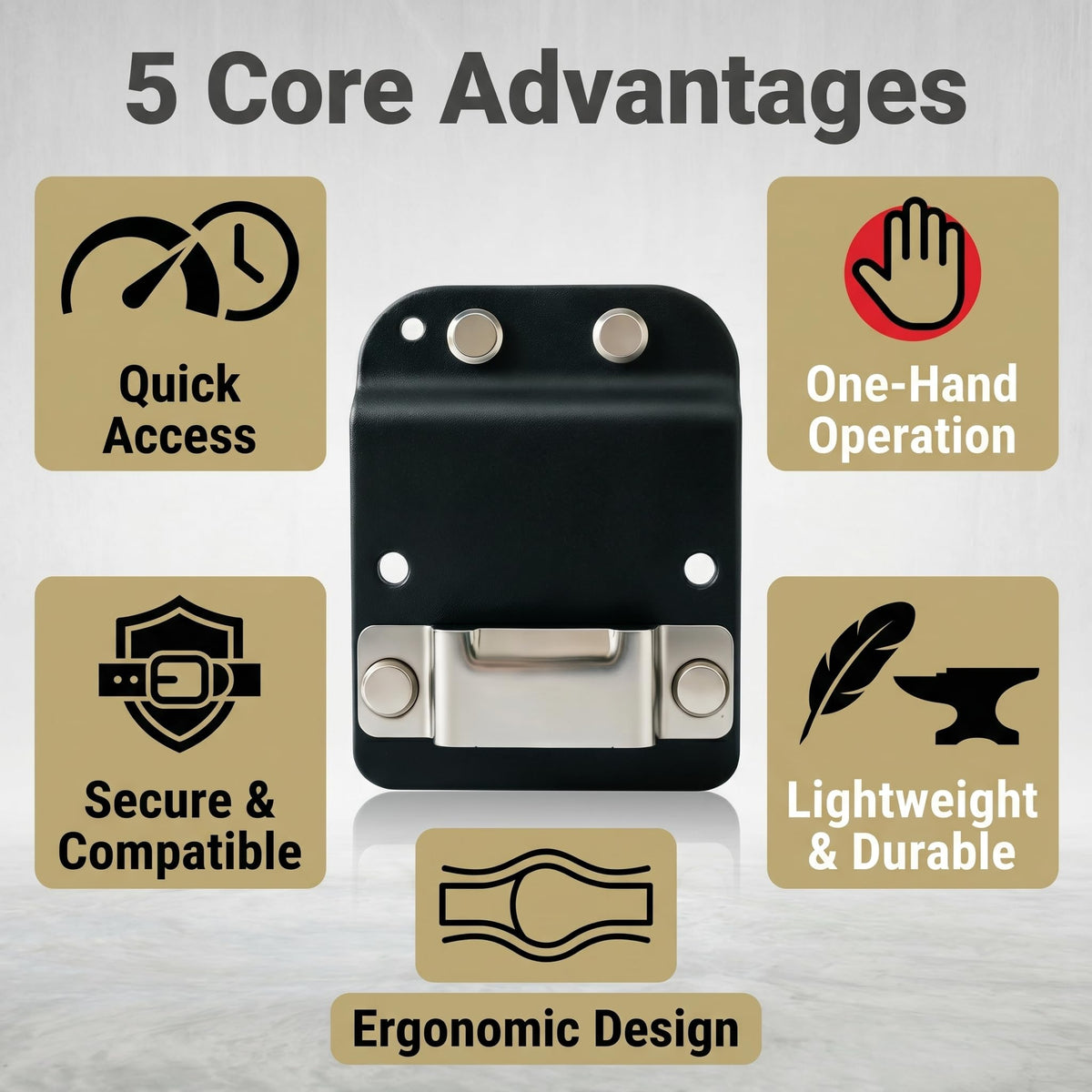 Slim) Tape Measure Holder for Tool Belt, Fits 2" Belt (Slim)