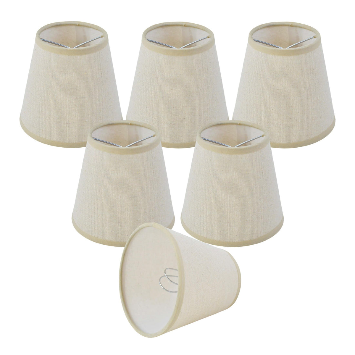 Mini Lamp Shade Chandelier Shades Set of 6 (color-51)