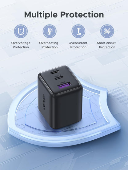 2 Pack 30W GaN Charger (Black)
