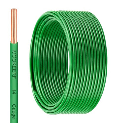 THHN Wire 14 Gauge 50FT (14 Gauge 50FT / Green)