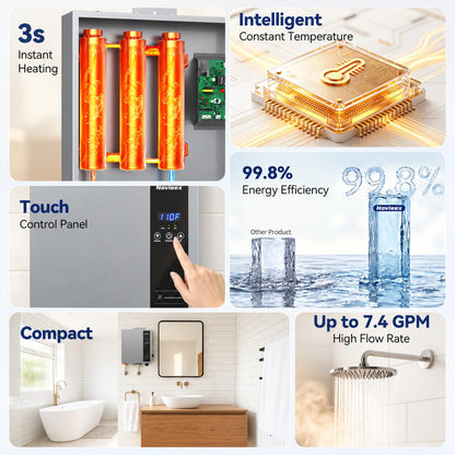 27kW Tankless Water Heater Electric