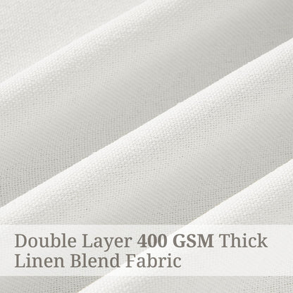 102 Inch Extra Long Curtains Solid White Blackout for Dining (Purewhite / 50"W x 102"L (Pack of 2))