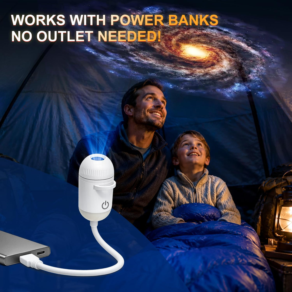 Galaxy Projector Night Light (12 Projection Films - color)