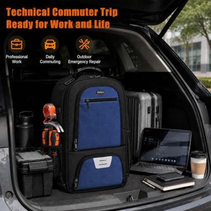Tool Backpack for Men with Laptop Sleeve