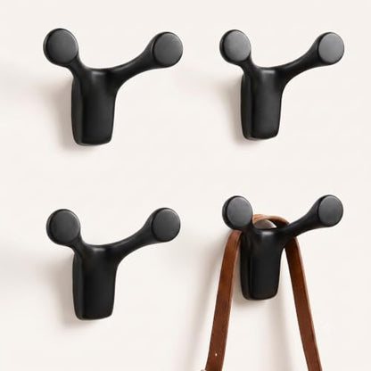 4PCS Pack Wall Hooks Coat Hooks Gold