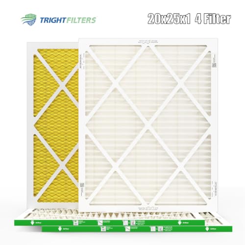 20x25x1 Air Filter 4 Pack