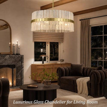 Handmade Bubble Glass Chandelier