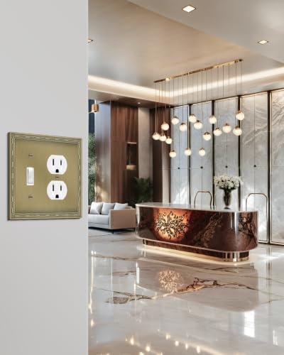 Durable Solid Zinc Alloy Switch Plate Covers