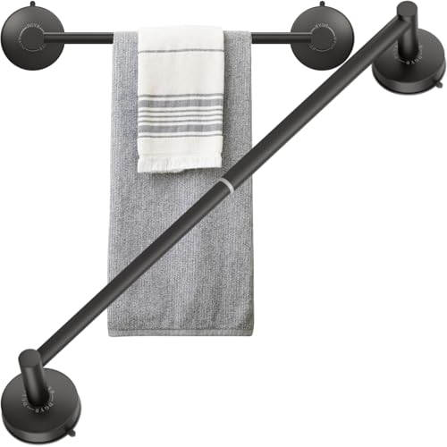 Adjustable Suction Cup Towel Bar for Bathroom 14