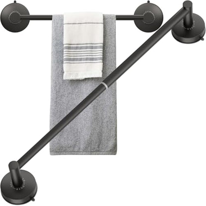Adjustable Suction Cup Towel Bar for Bathroom 14