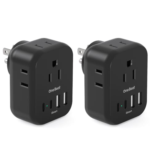 2 Pack Travel Cruise Outlet Adapter