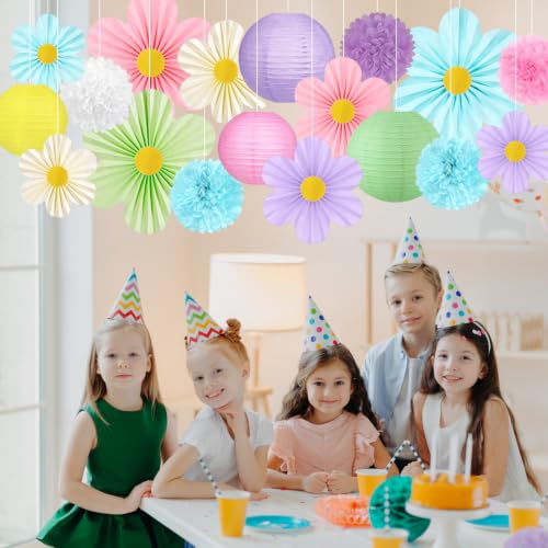 19 Pcs Pastel Party Decorations (Pastel)