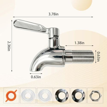 PVYVLO Replacement Spigot for Beverage Dispenser