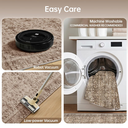 5x7 Area Rugs (Dark Brown / 5' x 7' (Rectangular))