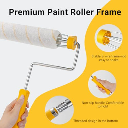 Paint Roller Kit with Extension Pole