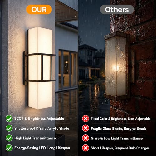 Modern LED Outdoor Wall Sconce