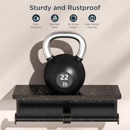 Toilet Paper Holder with Shelf (Oil Rubbed Bronze / Metal Shelf)