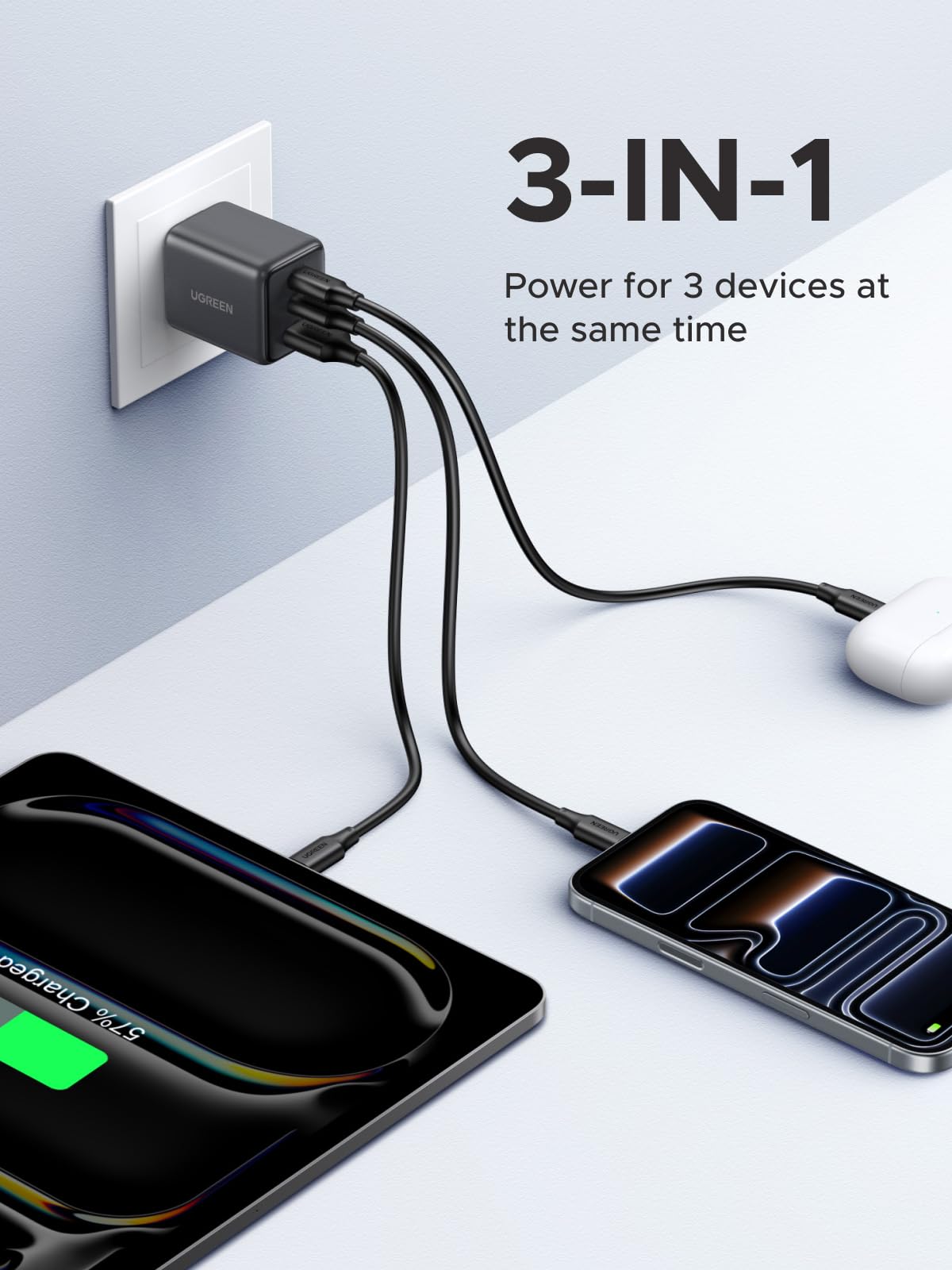2 Pack 30W GaN Charger (Black)