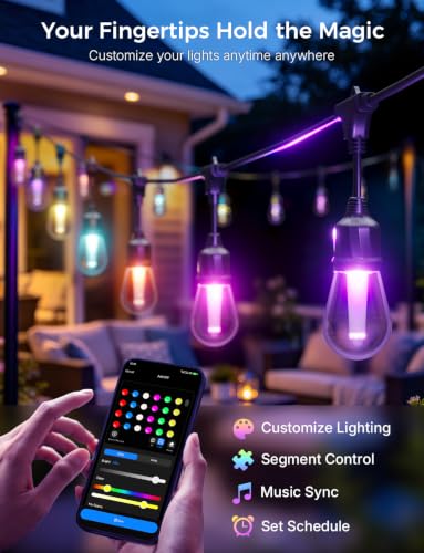 Smart Outdoor String Lights