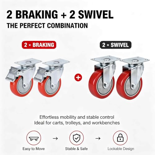 Caster Wheels Set of 4