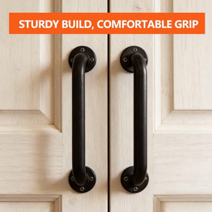 12 Inch Industrial Pipe Handrail Wall Mount Grab Bar for Stairs