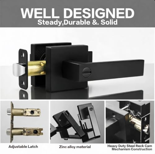 Door Handle Black Interior Door Knobs