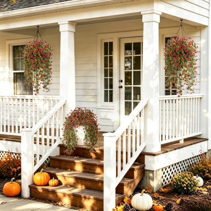 Artificial Fake Hanging Flowers Plants for Outdoor Summer Decoration