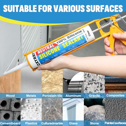 100% Waterproof Silicone Sealant Adhesive Caulking
