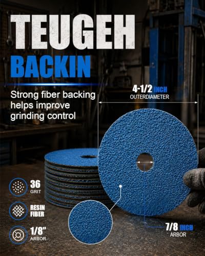 4.5 Inch Zirconia Resin Fiber Sanding and Grinding Discs