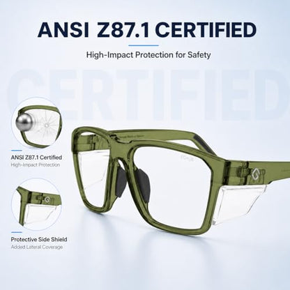VETRA X Z87+ Photochromic Safety Glasses UV400 Side Shield