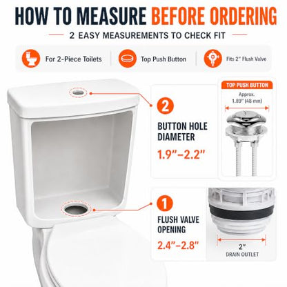 Dual Flush Valve Replacement Kit