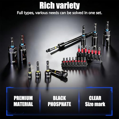 86PC Impact Driver Bit and Socket Set with CR