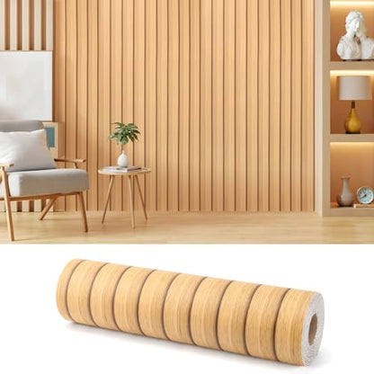 Thick Peel and Stick Slat Wall Panel Self