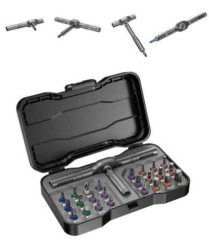 24 in 1 Magnetic Ratchet Screwdriver Set