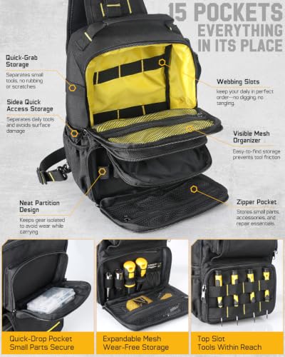 Electrician HVAC Small Tool Chest Bag