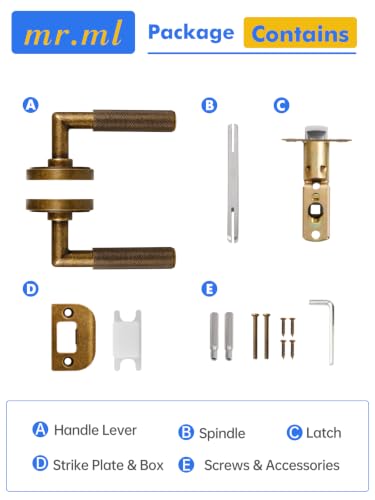 Knurled Door Lever