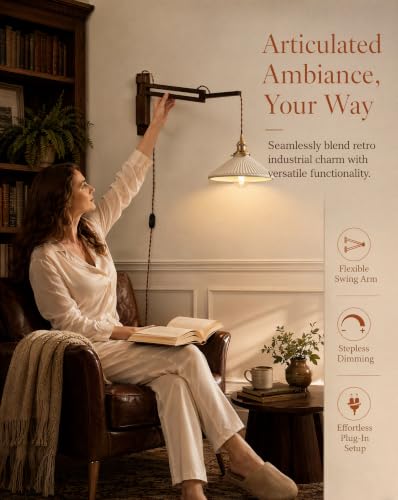 Wood Plug in Wall Sconces