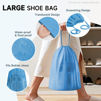 Packing Cubes for Travel (20 Azure Blue)
