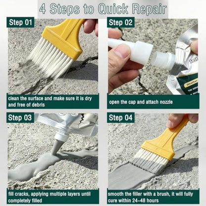 Self Leveling Concrete Crack Filler Kit