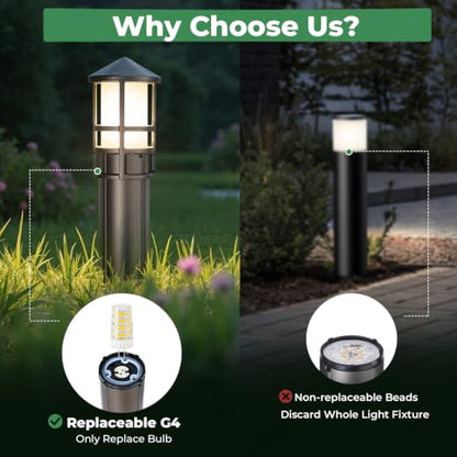 Low Voltage Landscape Pathway Lights 3W Outdoor Landscape Lighting 3000K 12