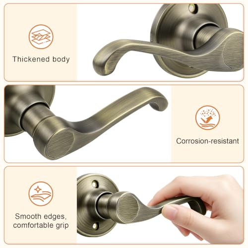 Door Handles Black Gold