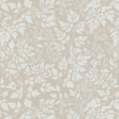 Sage Green Leaf Peel and Stick Wallpaper Beige Wildflower