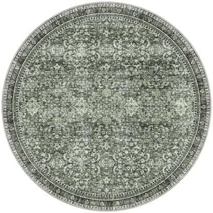 Round Rug 8ft (Dark Green / 8' (Round))