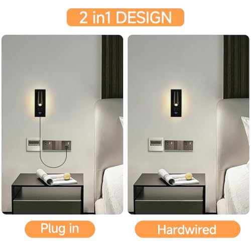 Wall Mounted Reading Light with USB