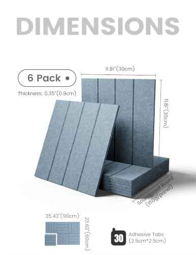 36" x 24" Large Felt Bulletin Board (Coastal Haze / Bold-stripe 6-pack)