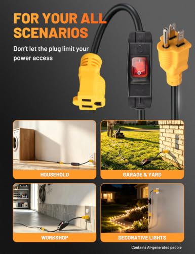 Extension Cord with On Off Switch
