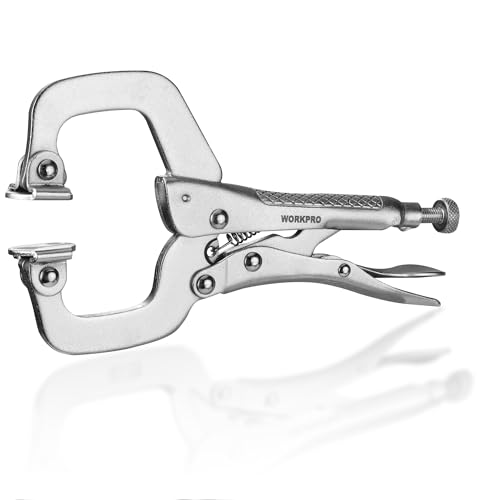 Locking C Clamp with Swivel Pads